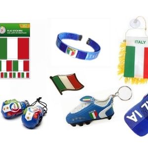 Italy Flag Sport Accessory Gift Box Set of 7 Items